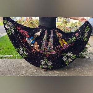 Beautiful handmade vintage Mexican circle skirt